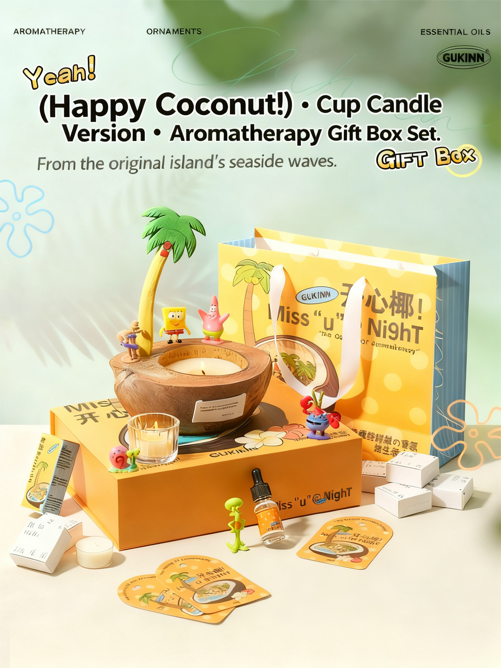 Happy Coconut | Scented Candle Gift Box