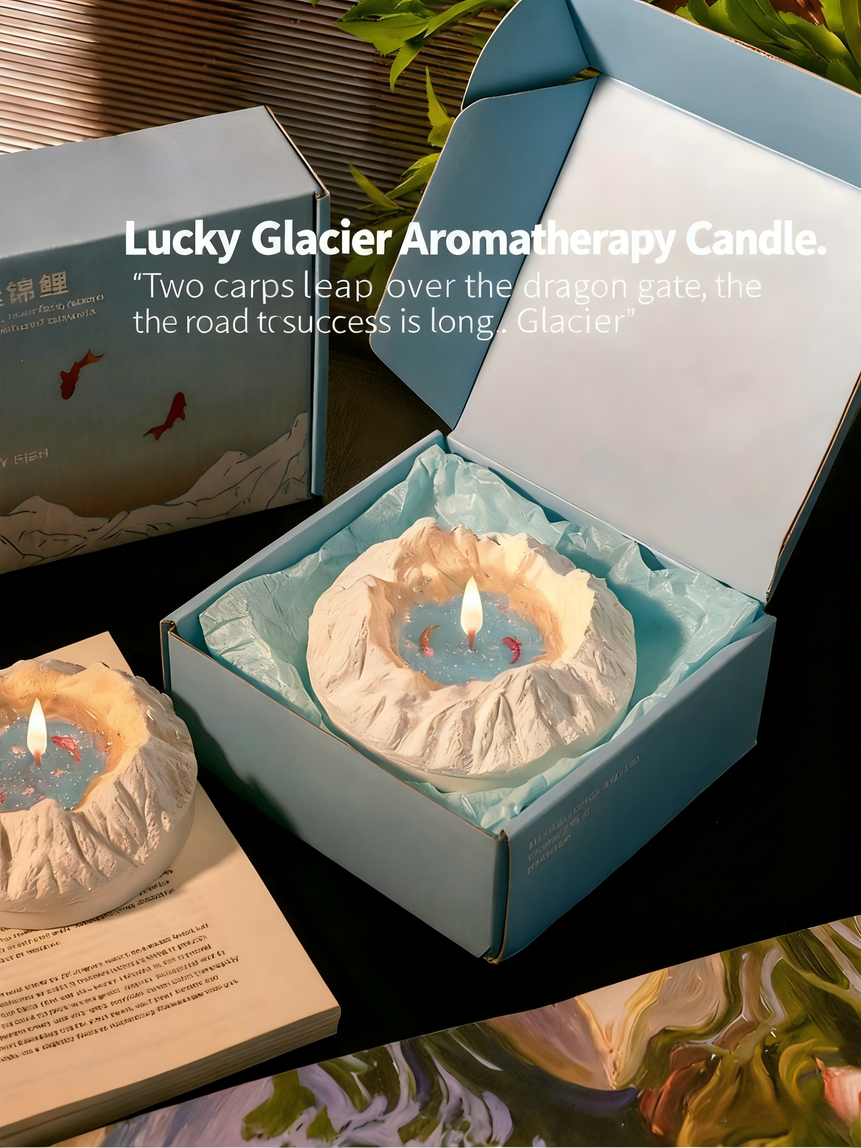 Lucky Koi in the Sacred Lake | Scented Candle Gift Box