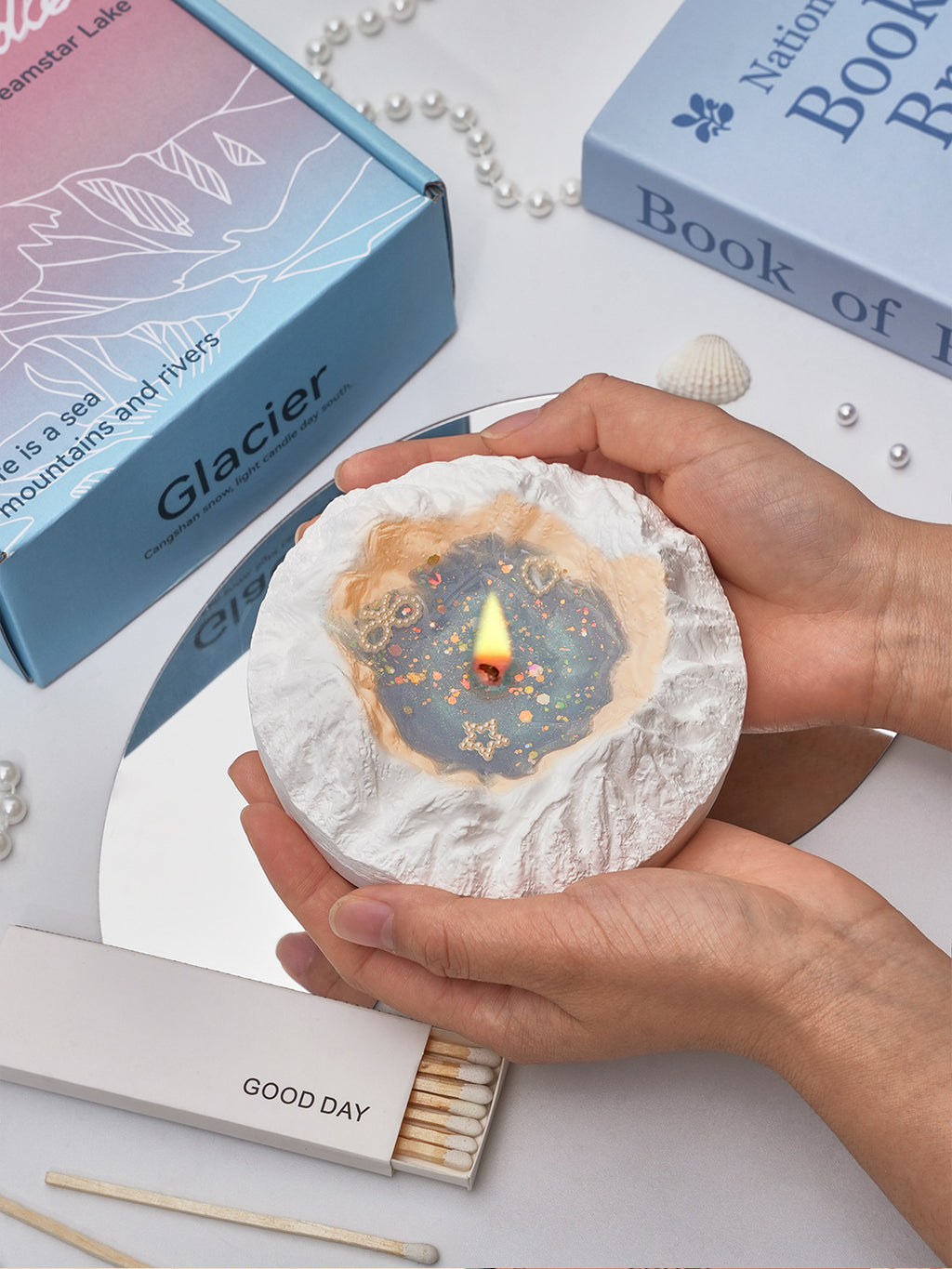 Blue Starry Sea | Scented Candle Gift Box