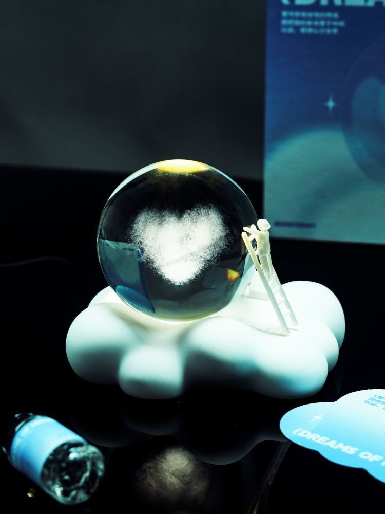 Dreams of Missing | Crystal Ball Scented Diffusing Stone & Night Light Gift Box