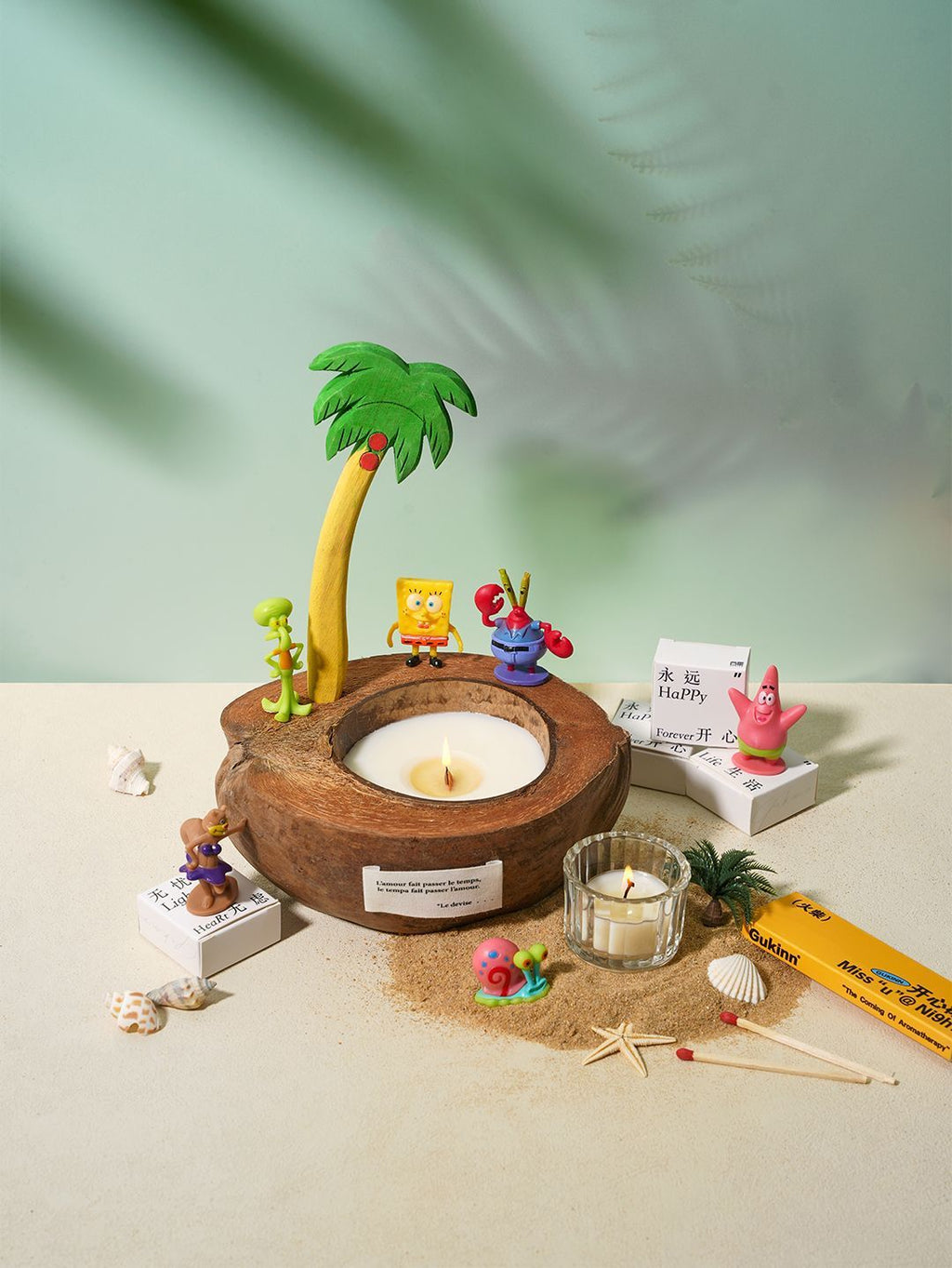 Happy Coconut | Scented Candle Gift Box
