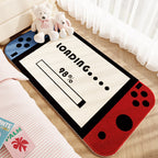 Cute Game Console Gaming Style Soft Floor Mat for Bedroom Living Room Decor