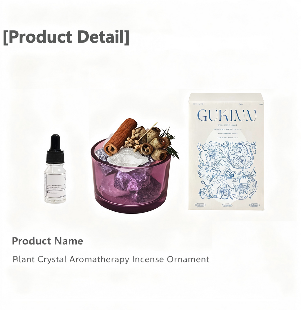 Dried Flower & Crystal Scented Diffusing Stone